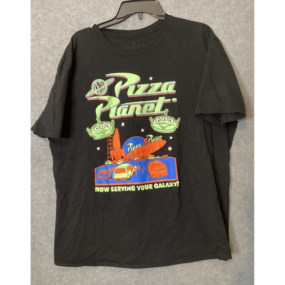 Disney Pixar Other - Retro Disney Pixar Toy Story Pizza Planet Shirt XL Alien Graphic Tee Disneycore